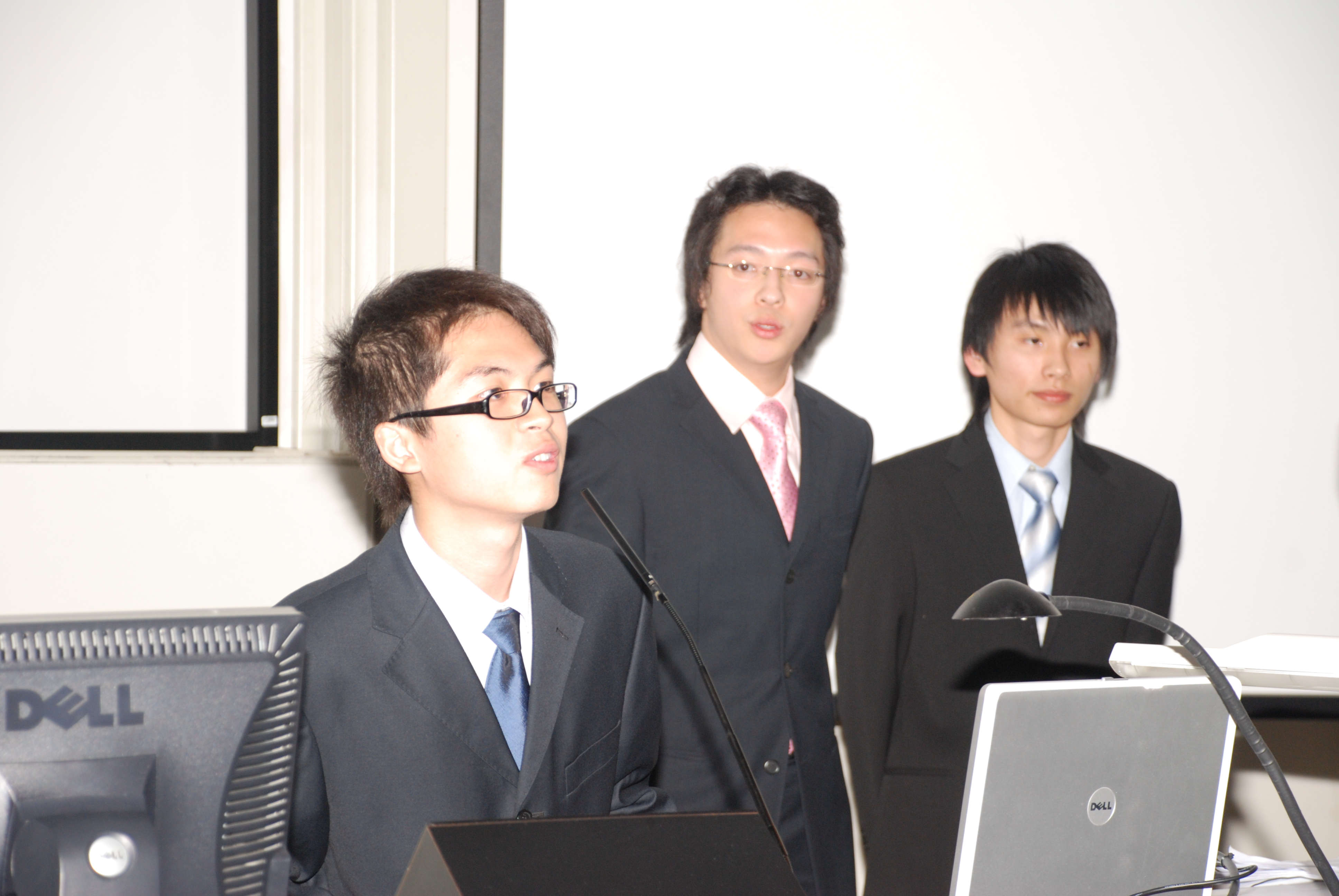image 2: photo of CUHK chemistry team presenting