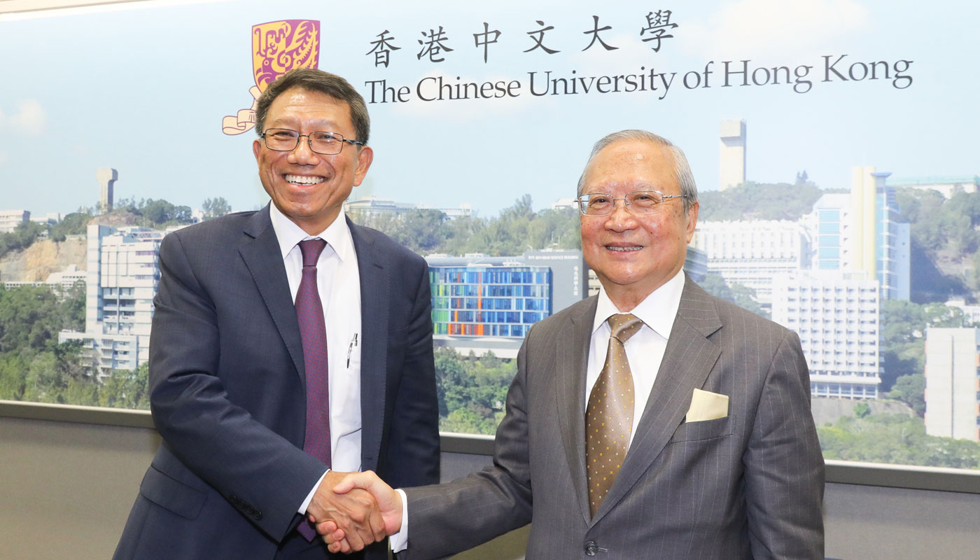 Council Chairman Dr. Norman Leung thinks that Professor Tuan is a perfect match