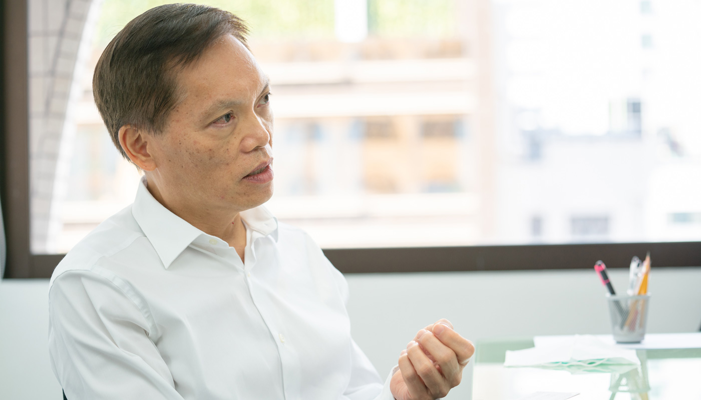Mr. Chan chose journalism as his career because he would like to witness the changes going on in Hong Kong