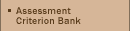 Assessment Criterion Bank