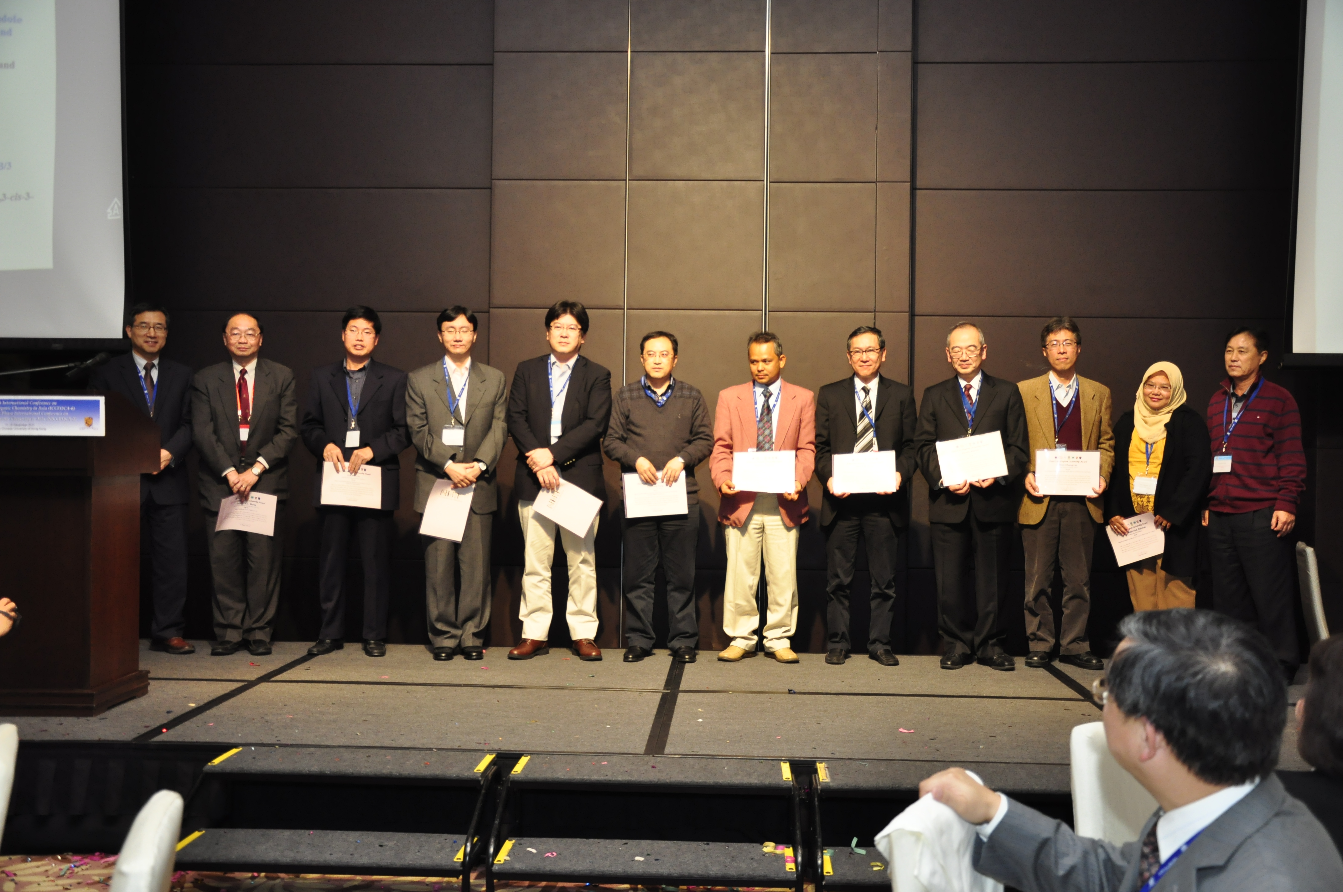 Prof. Henry N.C. Wong and Prof. Tony K.M. Shing received Asian Core Program (ACP) Lectureship Award to Korea.