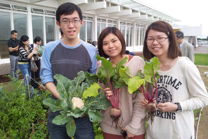 中大建築學院學生與新鮮蔬菜有約