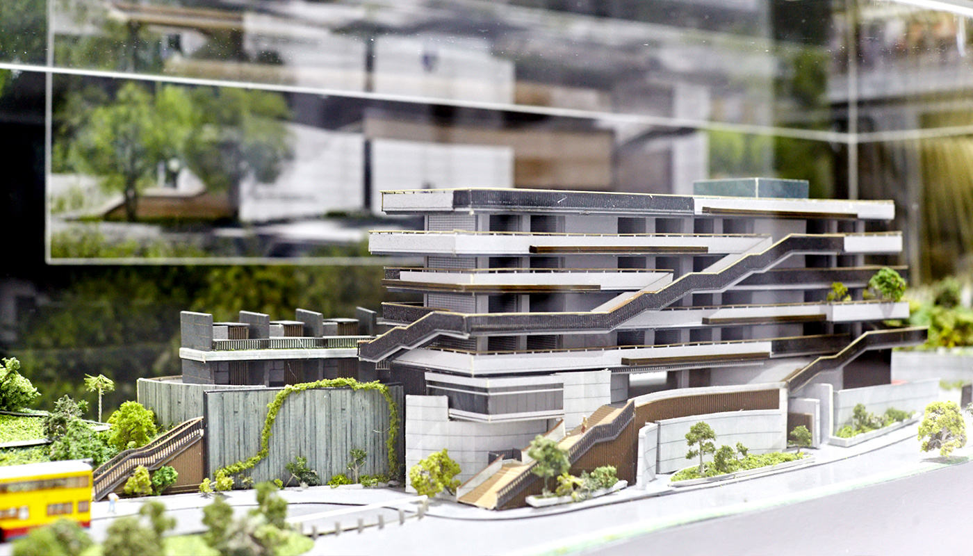 和合石墳場靈灰安置所模型<em>(來源:中大建築學院)</em>