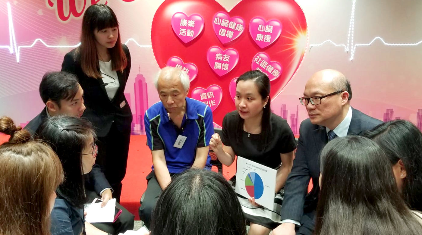 李教授介紹如何以嶄新方式提高心臟病高危人士病發時立即求診的意識