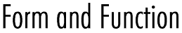 Form and Function