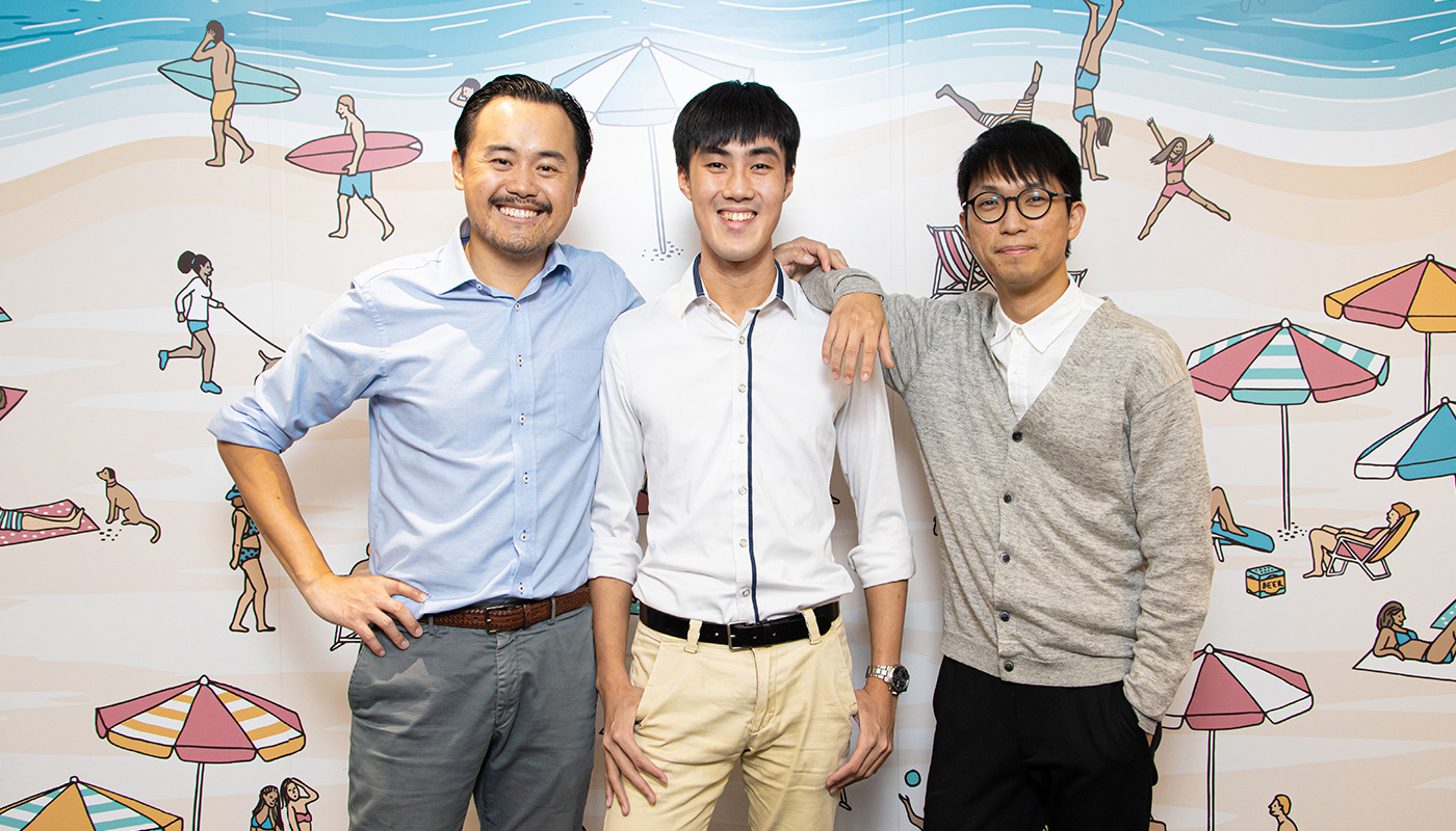 (From left) Anthony Ngai, Matthew Kwok and Raymond Yang espouse emotional education in Hong Kong (photo by Eric Sin)