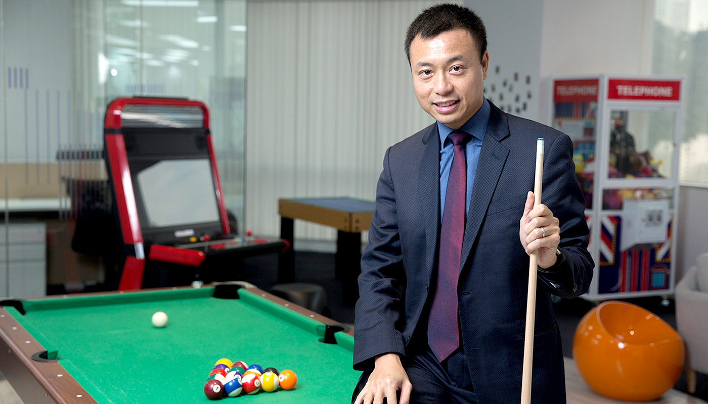 Lap Man: ‘A pleasant working atmosphere ignites staff’s creativity and productivity.’