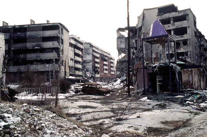 Bosnian War <em>(Photo: PD-USGov-Military/Lt. Stacey Wyzkowski)</em>