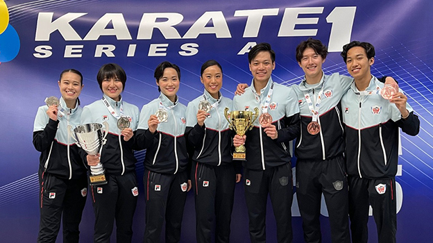 CUHK students win team medals at world karatedo championships