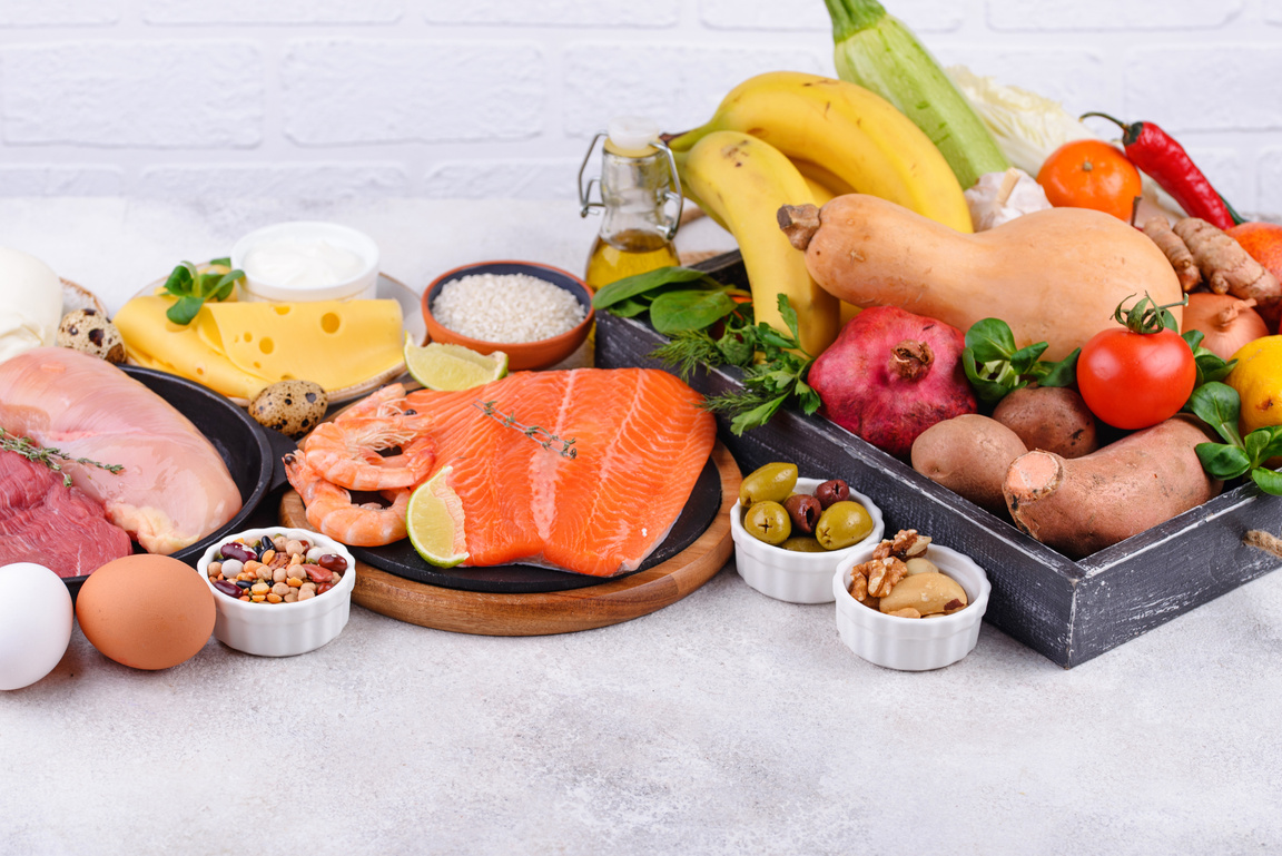 Mediterranean Diet. Healthy Balanced Food