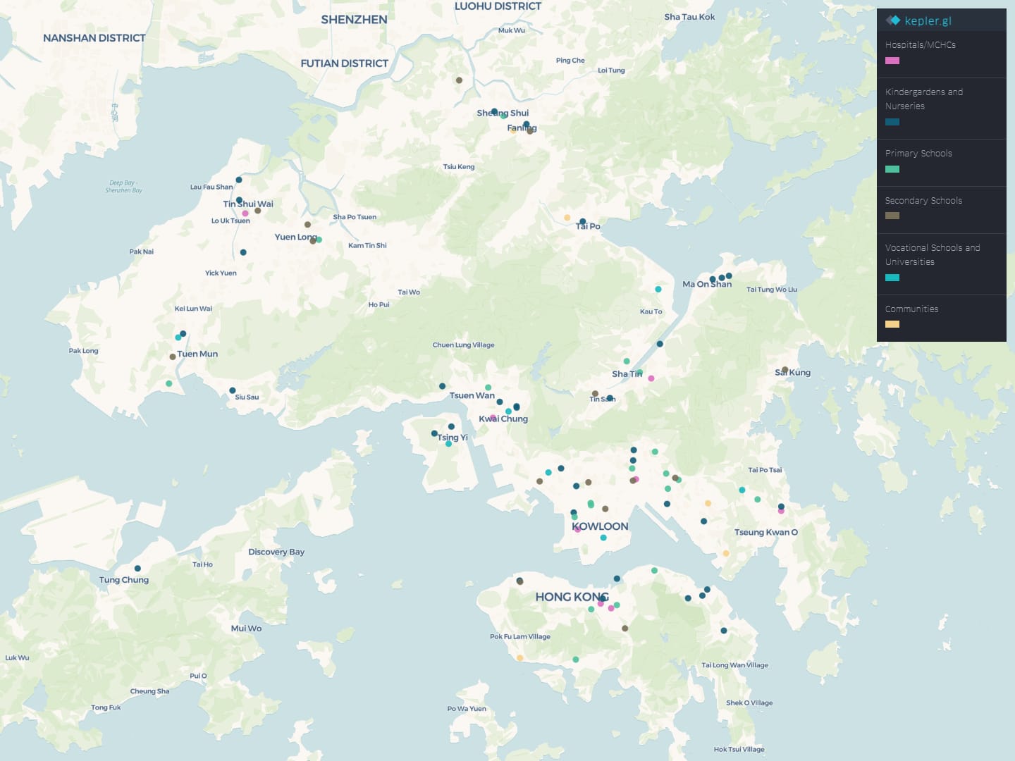 source of participant map