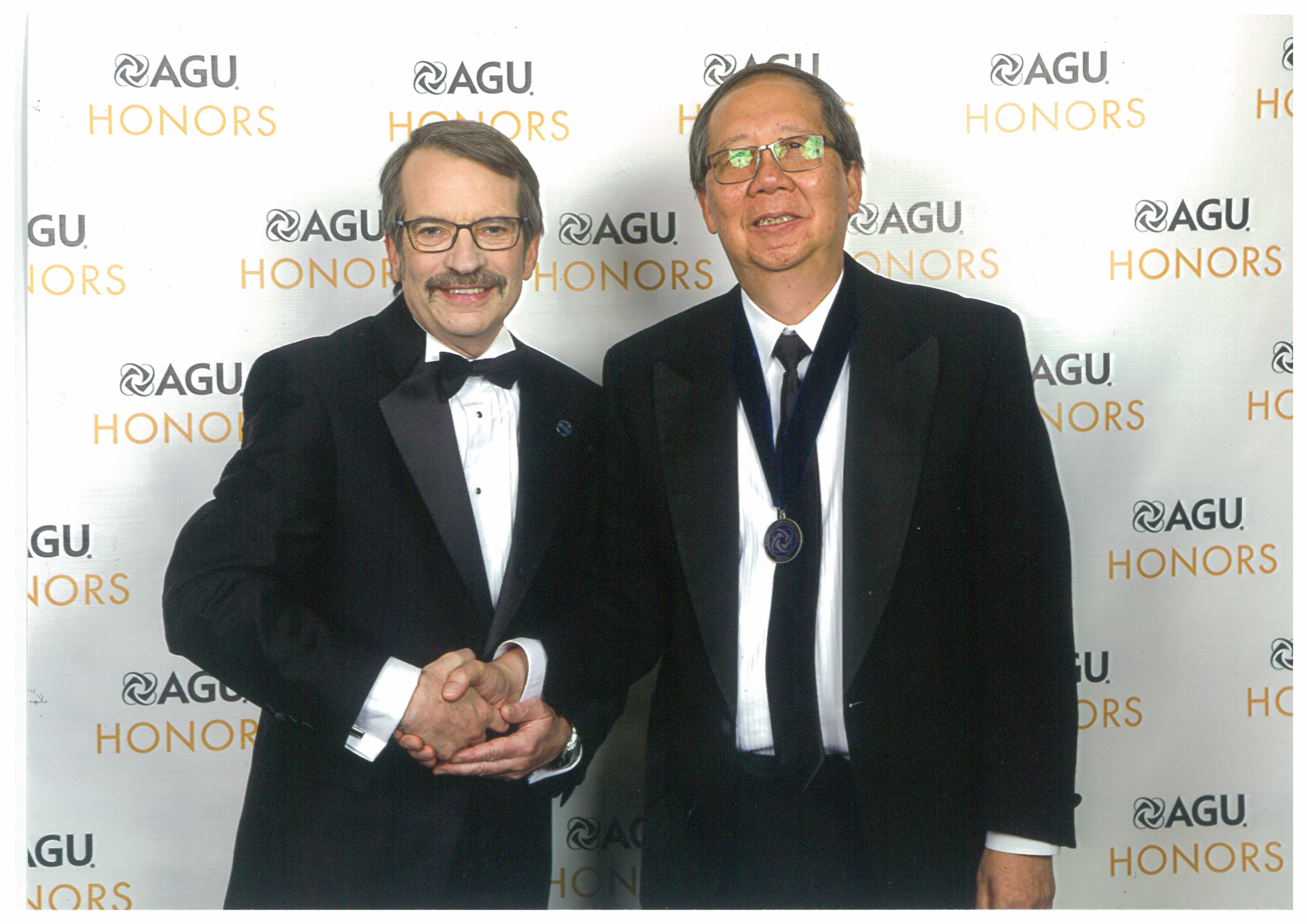 Photo with AGU President - Professor Eric Davidson