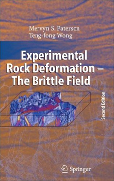Bookcover: Experimental Rock Deformation-- The Brittle Field