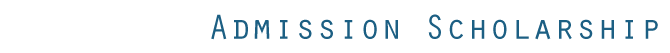 Admission Scholarship