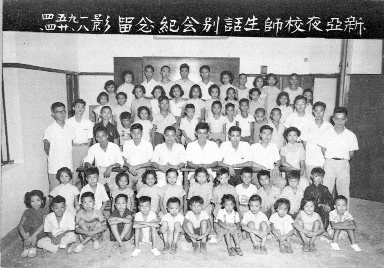 新亚夜校师生话别会(1954.8.24)